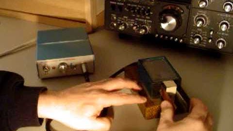 F5JAA - CW Keyer (1) with sensitive touch paddle