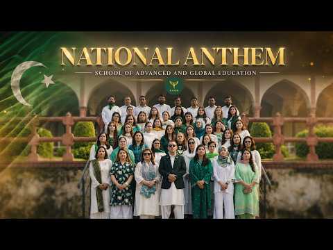 National Anthem/Pakistani Qaumi Tarana/ Sage School/Ali Amiruddin/Teentaal Studio/Ahmad Nadeem Qasmi