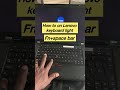 How to on Lenovo keyboard light #1million #shorts #real #dailyvlog #tech #how #howto #technology