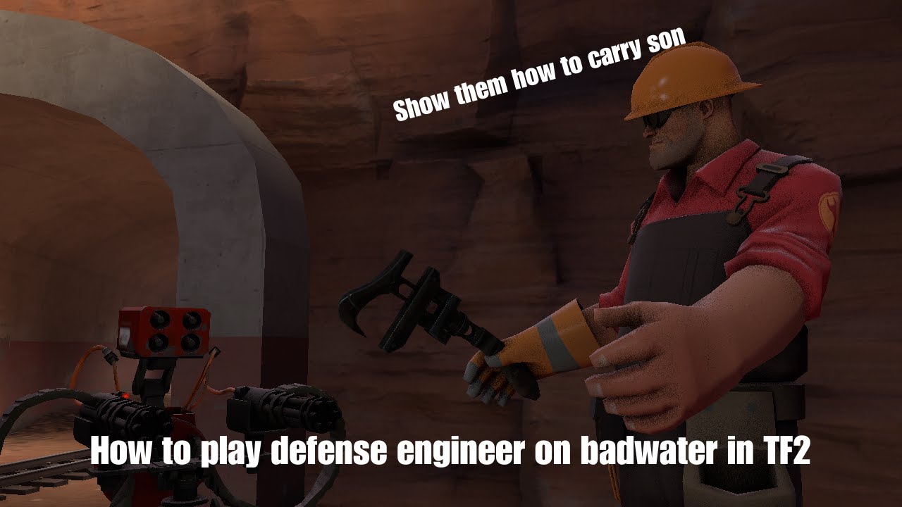 How To Play Defense Engineer on Badwater TF2