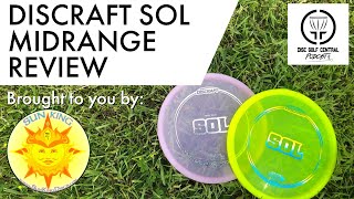 DGCentral Disc Golf Reviews: Discraft SOL Midrange Disc