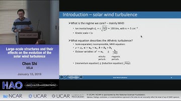 Chen Shi | UCLA | Large-scale structures and their effects on the evolution of solar wind turbulence