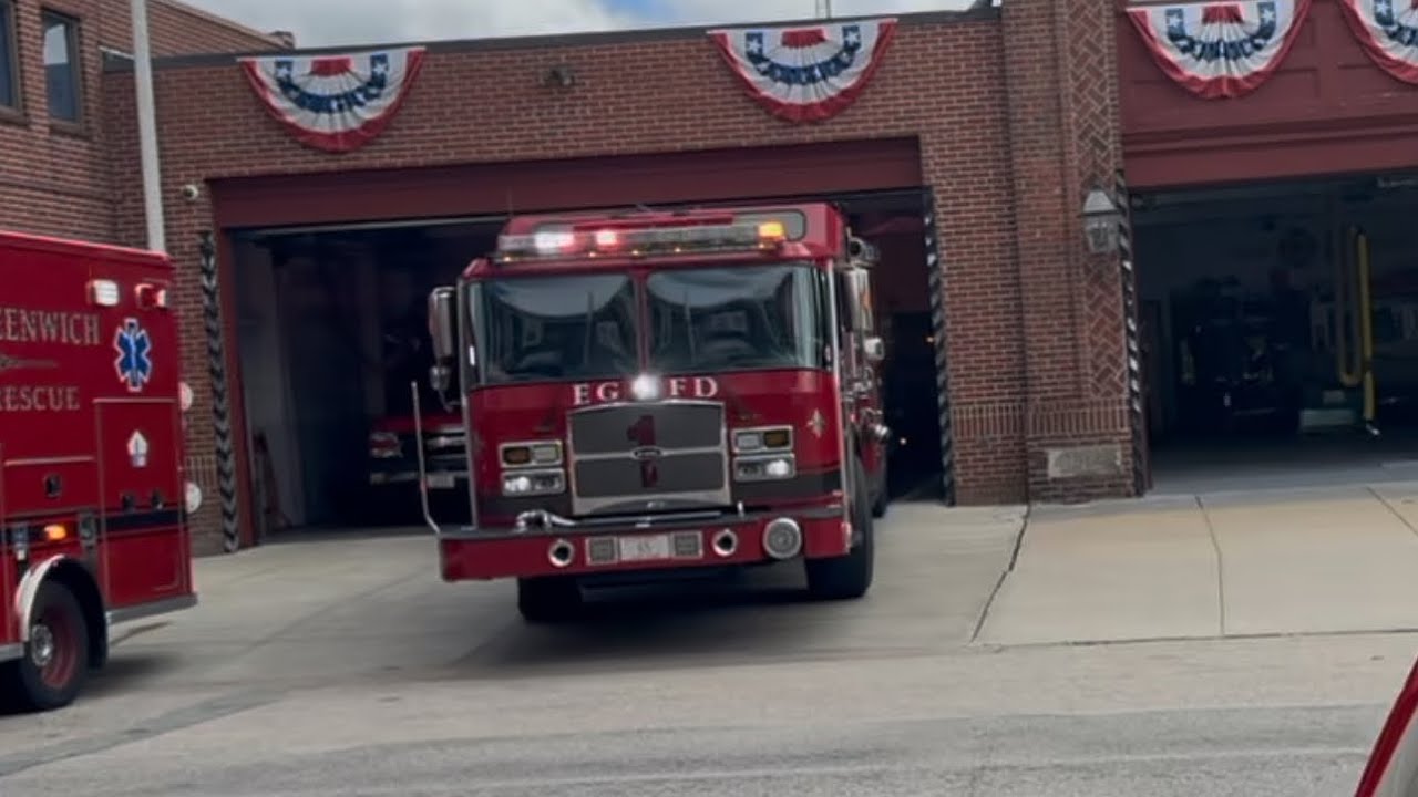 East Greenwich RI Fire Dept Engine Co.1 Responding YouTube
