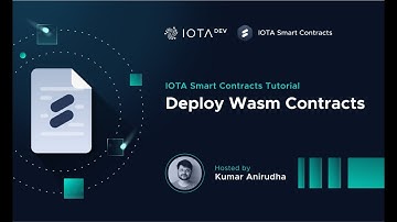 IOTA Smart Contracts Tutorial - Deploy a Wasm Contract