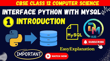 Interface Python with MySQL | Part -1 | CBSE |  Class 12 Computer Science | Data Mining Hub