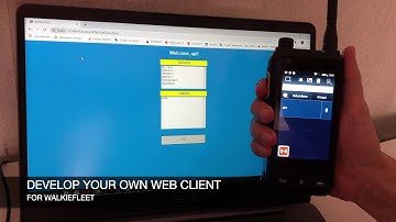 Develop your own Web Client for WalkieFleet