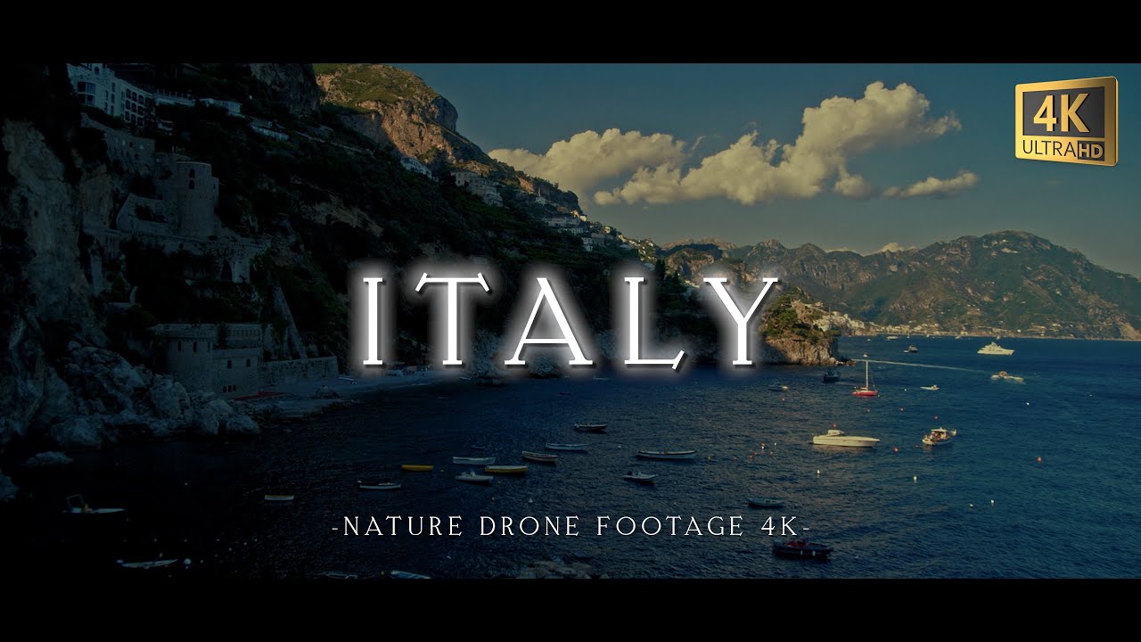 Italy, Calming Music With Beautiful Natural Landscapes - Video For