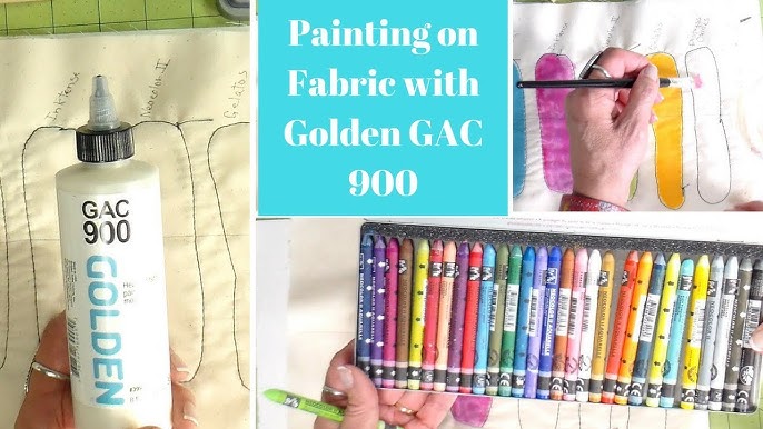 Golden GAC 900 Heat-Set Fabric Painting Medium, 128 oz 