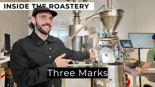 Inside the Roastery at Three Marks Coffee in Barcelona, Spain (behind the scenes tour)