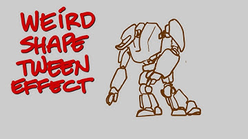 Shape tween weird results that kinda work | 2D Animation short