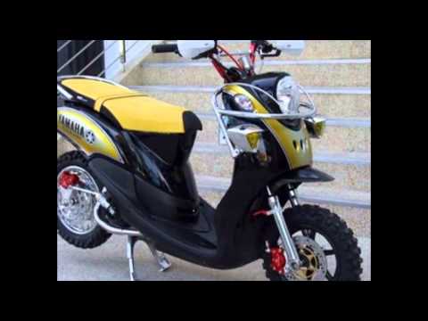 Video Modifikasi Motor Matic Yamaha Fino Modif trail 