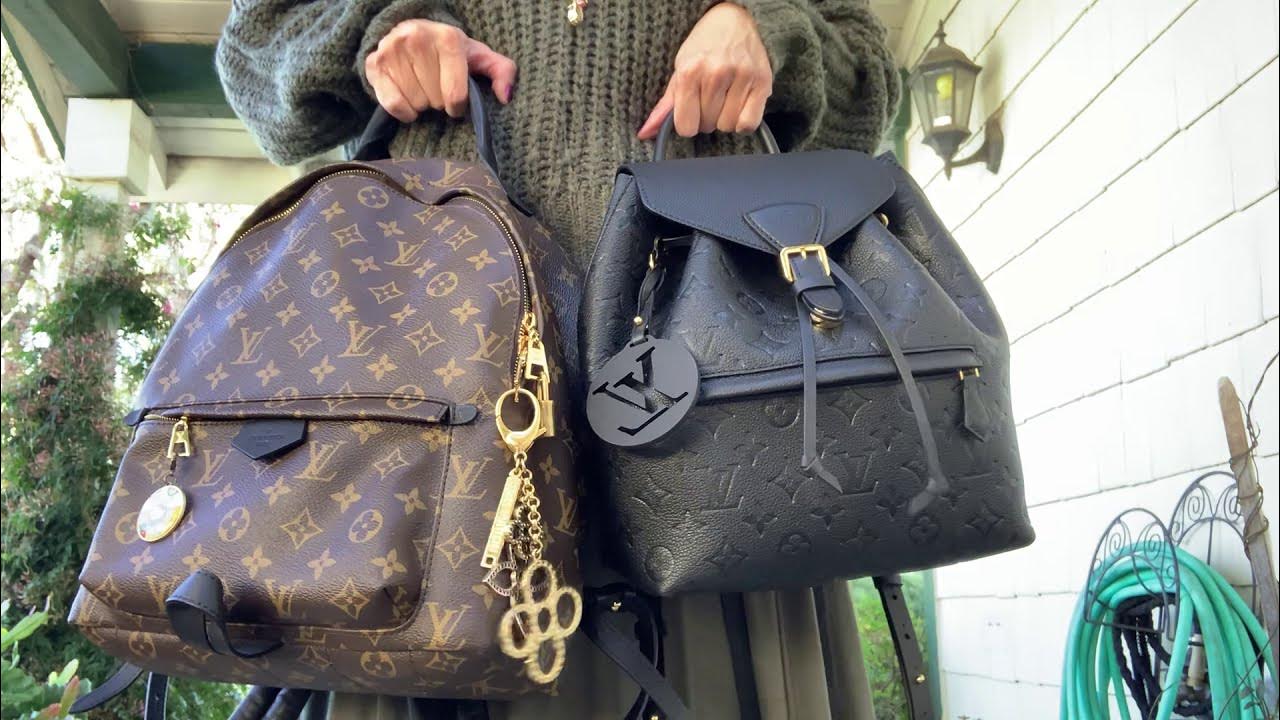 LOUIS VUITTON NEW RELEASE MONTSOURIS PM BACKPACK REVIEW! MOD SHOTS