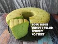 RESEP BOLU PANDAN JADUL/MARMER CAKE : JUMBO, LEMBUT DAN TIDAK SERET HANYA 3 TELUR