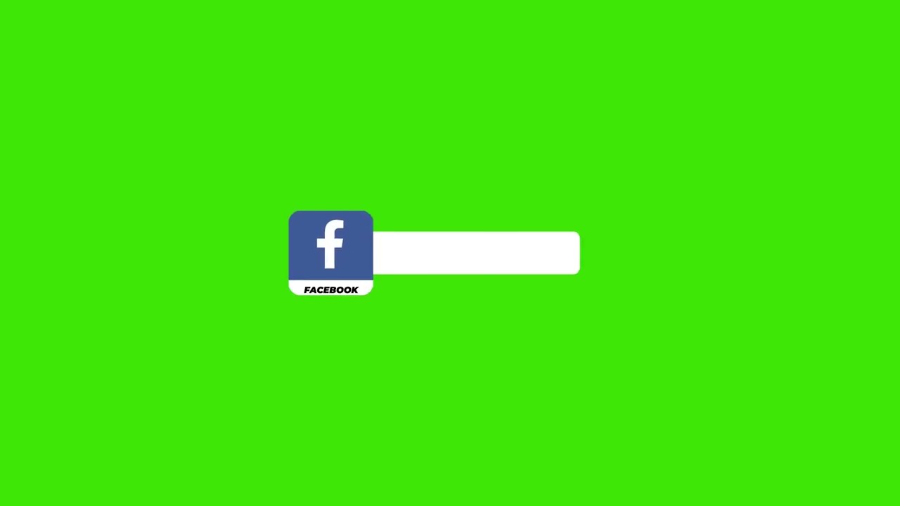 Green Screen Graphics | Facebook Lower third | 1080P