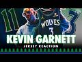 KG's Reaction Says It All... 👀 | Kevin Garnett Sees the New Jerseys for the First Time 🐺
