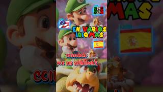 🤩 BOWSER : SENTIMIENTOS PUES ni 1 ni 2 SINO en 3 IDIOMAS #mariogalaxymovie #supermariobros #bowser