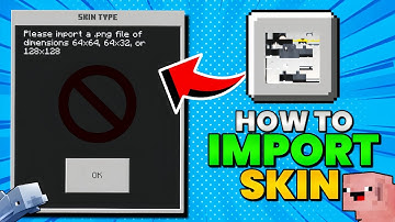 How To Import "CUSTOM SKINS" In Minecraft PE!⚡ [EASY]