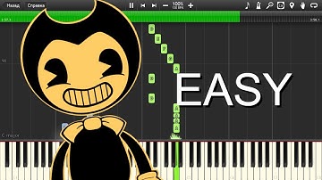 How to play Bendy and the Ink Machine Song - EASY Piano Tutorial - Build Our Machine - DA Games