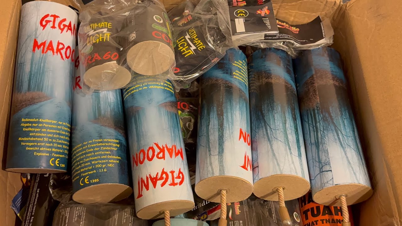2200€🤯 Polenböller Bestellung Unboxing #4k #fireworks #automobile #silvester #pyro 