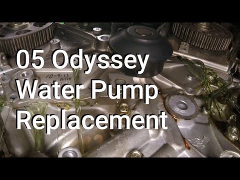 Water Pump Replacement 05 Honda Odyssey 3.5L