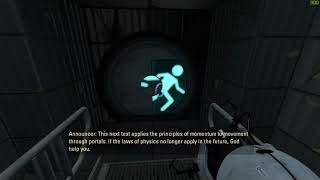 The laws of physics no longer apply (Portal 2)