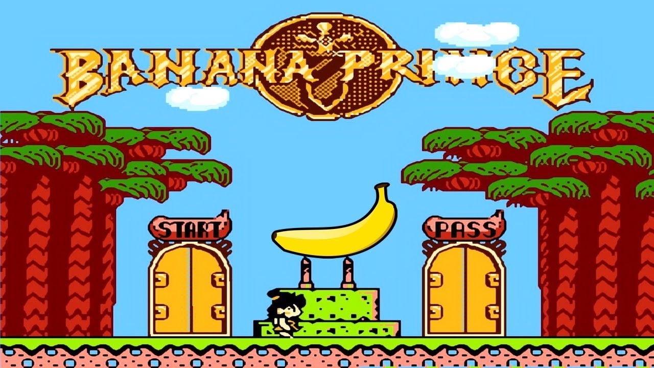 BANANA PRINCE NES / Банановый Принц dendy gameplay [168] YouTube