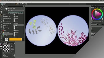 How to use the Microbes Brush Pack Tutorial for Painter and ParticleShop