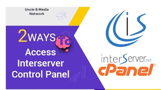 how to access interserver control panel