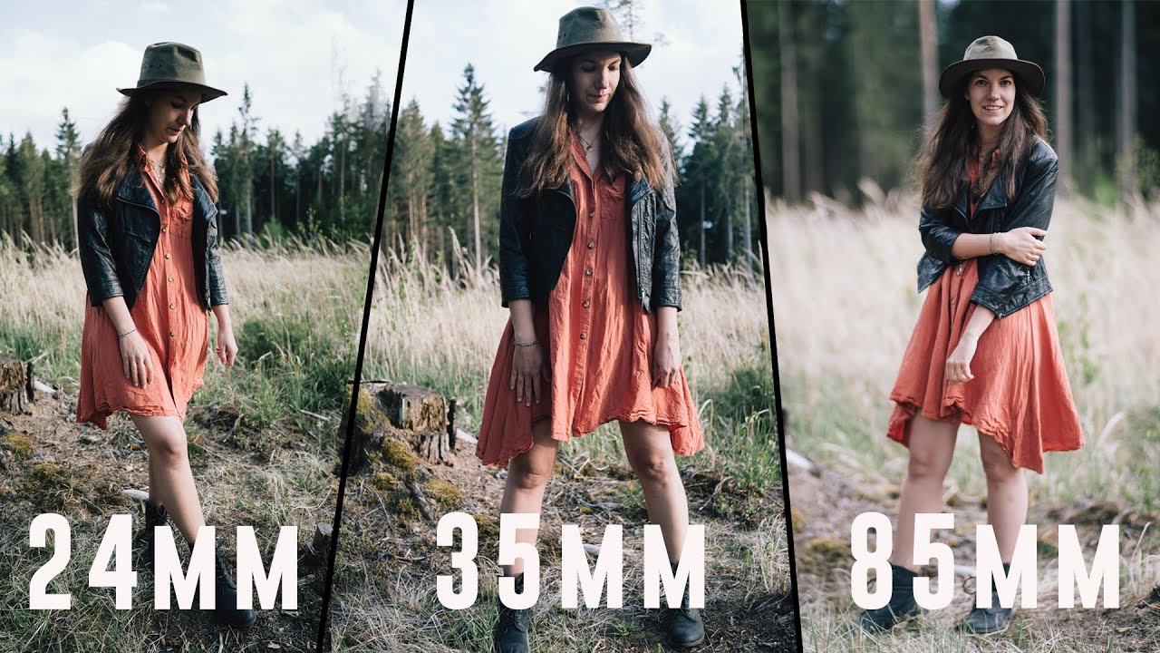 FESTBRENNWEITEN VERGLEICH 24mm Vs 35mm Vs 50mm Vs 85mm 