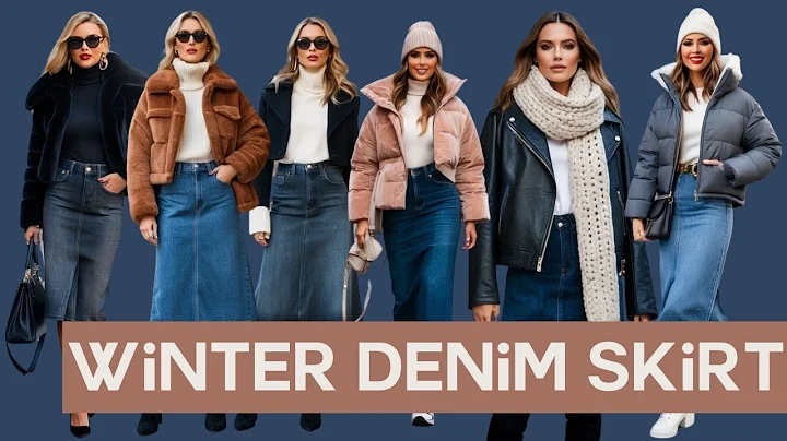 Winter Denim Skirt Outfit Ideas 2024-2025: Stay Stylish and Warm | Winter Fashion Trends