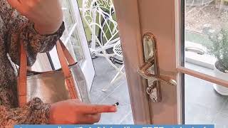 非接触ドアオープナーBlueBirdはドアに手を触れずに開閉できます。