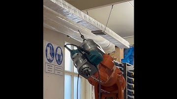 ABB Robot Tool Change & TCP Calibration | CNC Milling Demonstration