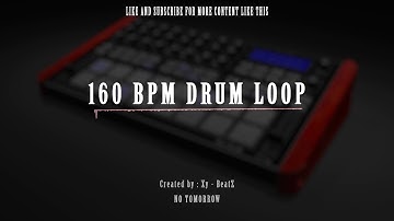 160 BPM Hip Hop Drum Loop | Crisp Trap Clap Drum | Drum stems | Superman