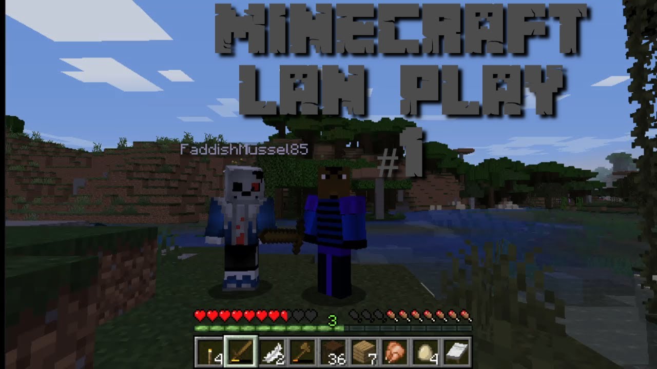 Minecraft Lan Play #1 - YouTube