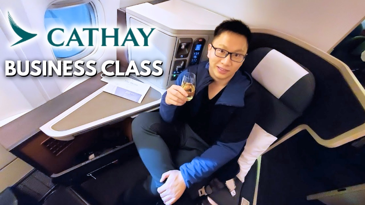 14 часов в бизнес-классе Cathay Pacific 777-300ER ✈️ Из YVR в Гонконг | Лучшие залы ожидания бизн...