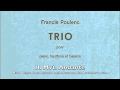 Francis Poulenc, Trio for Oboe, Bassoon, and Piano, Mvt. II - Andante