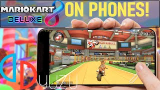 Mario Kart 8 on Phones! | Yuzu Emulator for Android Testing (Pre-NCE)