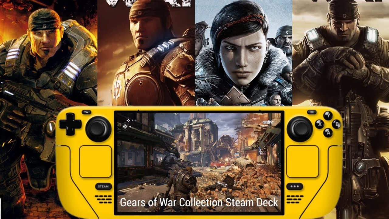 Gears of War Collection Steam Deck is a BLAST!