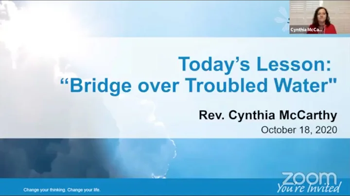 Bridge Over Troubled Water By Rev. Cynthia McCarthy