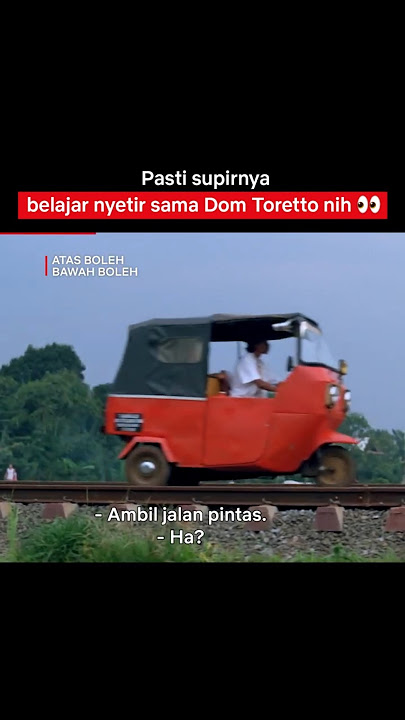 Gokil, Bajaj Ngepot Hampir Nabrak Kereta! | Atas Boleh Bawah Boleh