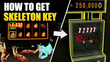 CloverPit - How to Get Skeleton Key & Open Door to Escape!