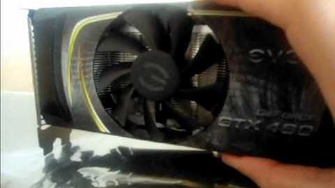 Evga Gtx 460 Super clocked edition Unboxing