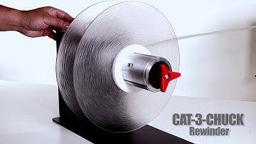 Heavy Duty CAT-3 Label Rewinders | Fast Rewinding, Loading and Unloading
