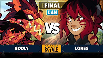 Godly vs Lores - Elimination Final - Spring Royale 2024 - LAN 1v1