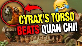 Unbelievable! Cyrax's torso defeats Quan Chi in Mortal Kombat 1!