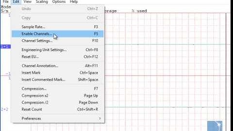 Enabling Channels with the DI-1110