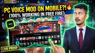 PC voice mod on mobile?! 😱 100% working in Free Fire! 🎮🔥 #VoiceMod #MobileGaming #FreeFire screenshot 2