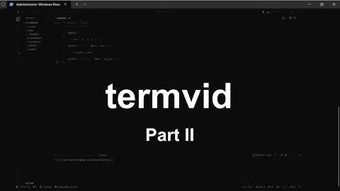 Een ASCII-videospeler maken - Deel 2