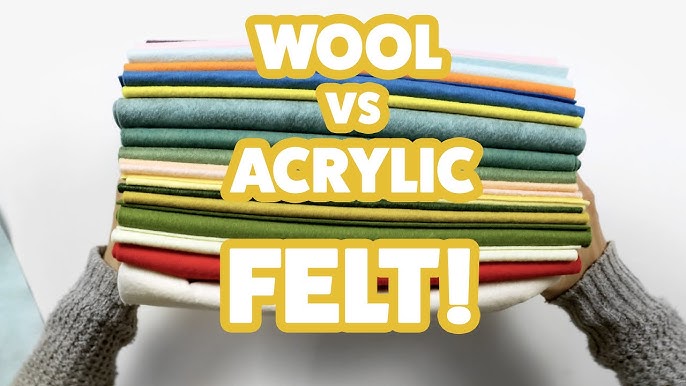 Comparing Polyester Felt & Wool Felt 