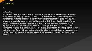 Connecticut Captive Insurance Exam Free Practice Questions